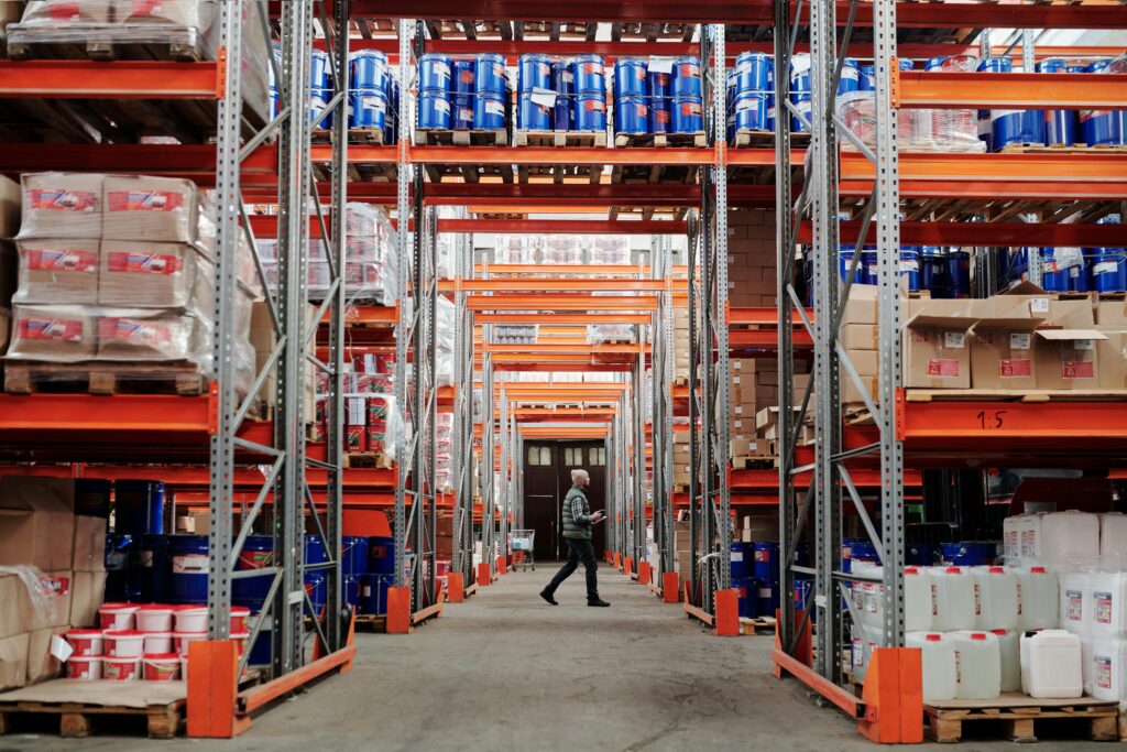 Warehouse stocktaking, inventory control, and quality check processes with manufacturing tracking software