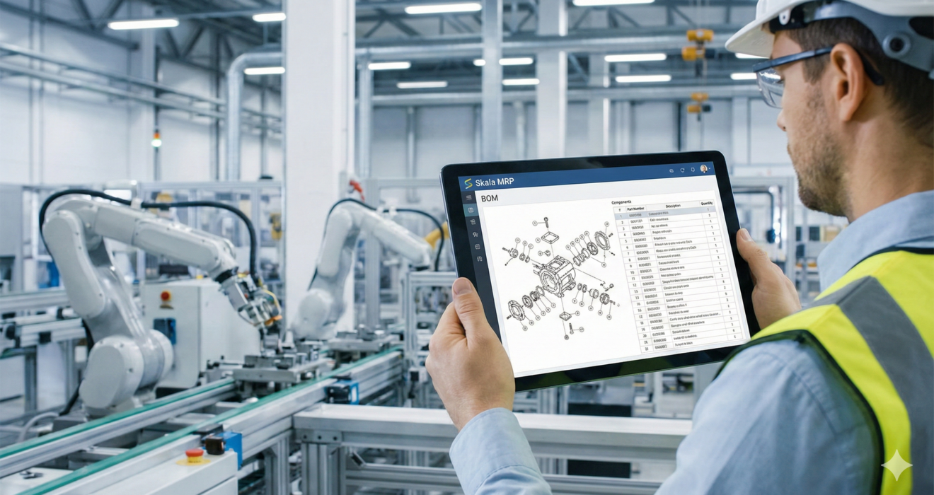 Üretim reçetesi ve ürün ağacı örneği