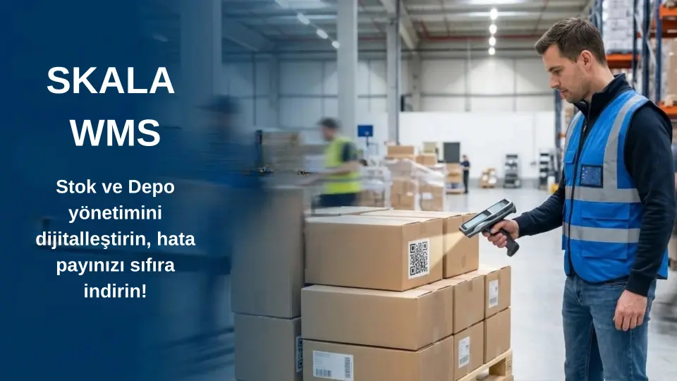Stok ve depo yönetimi ekranı