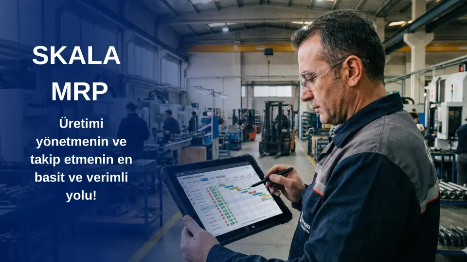 Skala üretim takip programı ile tüm üretim süreçlerinizi tek platformda yönetin